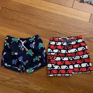 Baby boy bathing suits (Mud Pie & Seed) & Swim Diaper included!